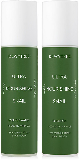 듀이트리 [듀이트리] 스네일크림 스킨 로션 1+1 / 달팽이크림 스네일기초라인 1+1, {AB4} 스네일 스킨+로션, 1세트, 150ml