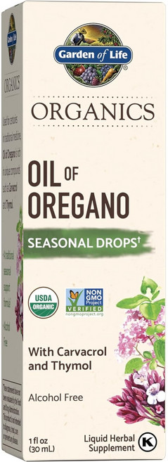 가든오브라이프 오일 오브 오레가노 시즈널 드롭 리퀴드 허벌, 1개, 30ml