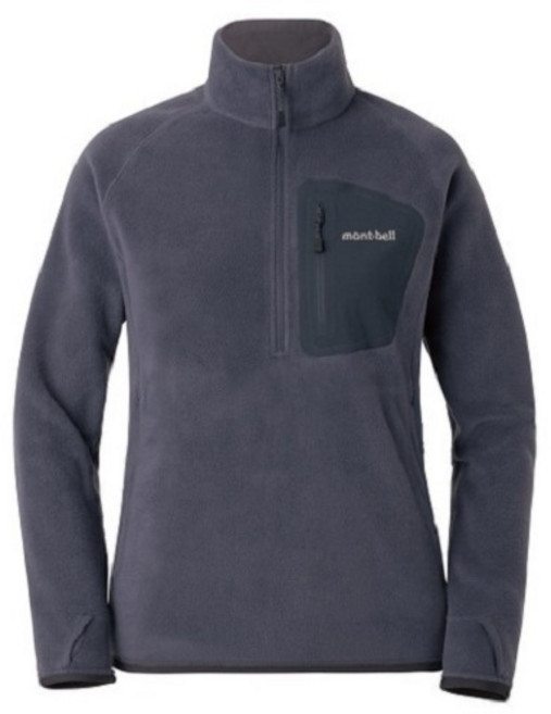 mont-bell 女 CP100 PULLOVER 刷毛上衣