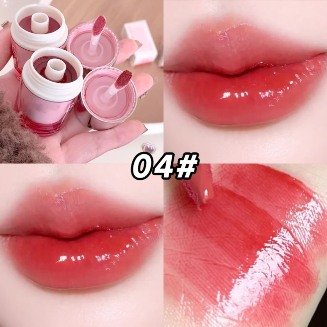 Gegebear 컬러립밤 글로이 뚱 틴트 밤 입술 볼륨 틴트 립밤, 1개, 04# - 쿠팡