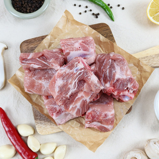 맛좋은한돈 1등급 돼지등뼈 감자탕용 (냉장), 1개