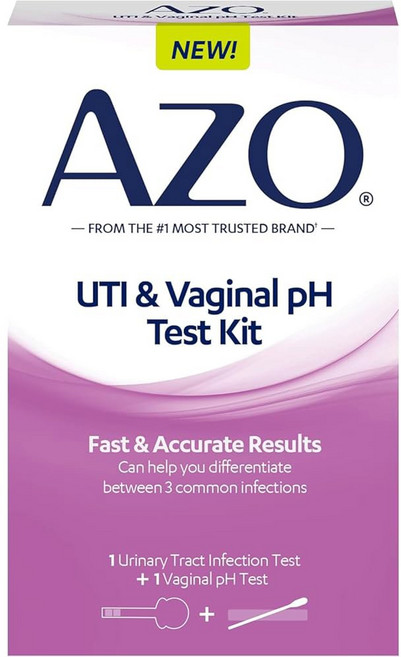 AZO 요로 감염UTI 테스트 스트립 질 pH 키트 빠르고 정확한 결과 가장 신뢰받는 브랜드 1위 FSA/HSA 자격 획득, 1개