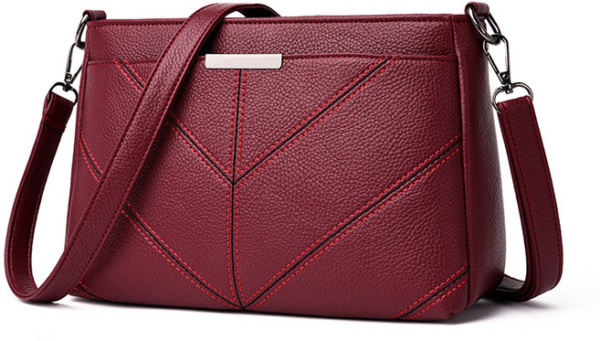 리치모리 트렌디 가죽 크로스백