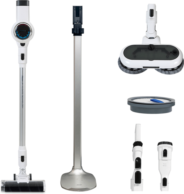 iRoom 무선청소기 윈드포스 F9 + 다양한 구성품 + 평생AS, F9 무선청소기, 화이트
