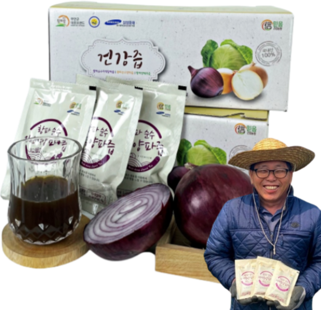 산지직송 무안 자색양파즙 빨간양파즙 100ml x 60포 100포, 60개