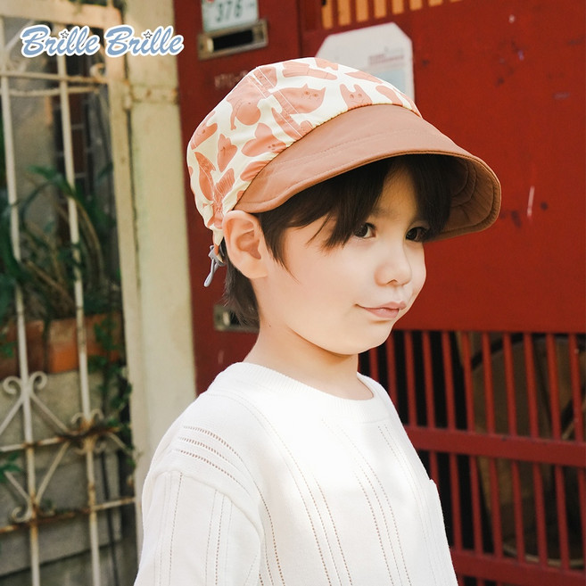 Brille Brille UPF50 物理防曬 寬簷 兒童棒球帽