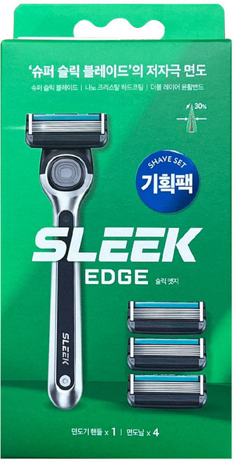 도루코 슬릭 엣지 면도기 기획세트, 1개, 면도기세트