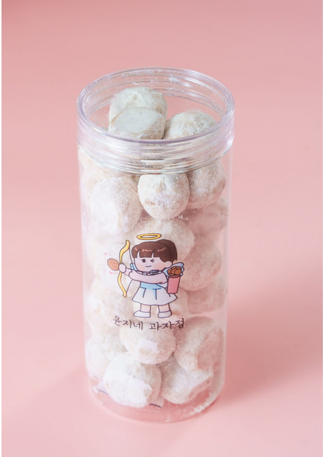 윤지네과자점 호두쿠키 어린이집 크리스마스선물 답례품 행사 회사 슈가볼쿠키L 200g, 1개