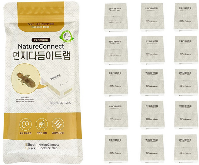 네이처커넥트 먼지다듬이 트랩 15개입 초가성비 트랩!, 1개
