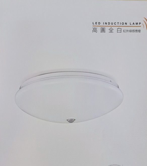 LED 紅外線感應燈, 白色, 1個