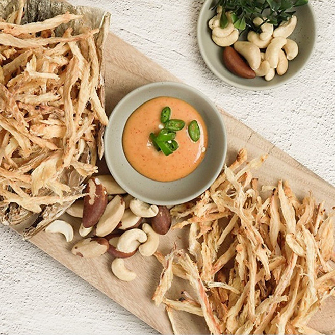 명태구이 패밀리팩 한번더구운먹태 한입 빠삭 직화 손질 먹태 구이 채 맥주 혼술 안주, 35g, 1세트