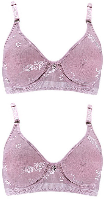 러블리온 쟈갸드 통기성 노와이어 몰드 브라 B컵 BD0 2p