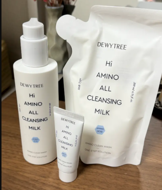 듀이트리 하이 아미노 올 클렌징 밀크 (본품 200 ml + 리필 200 ml + 미니 20 ml), 1개, 420ml