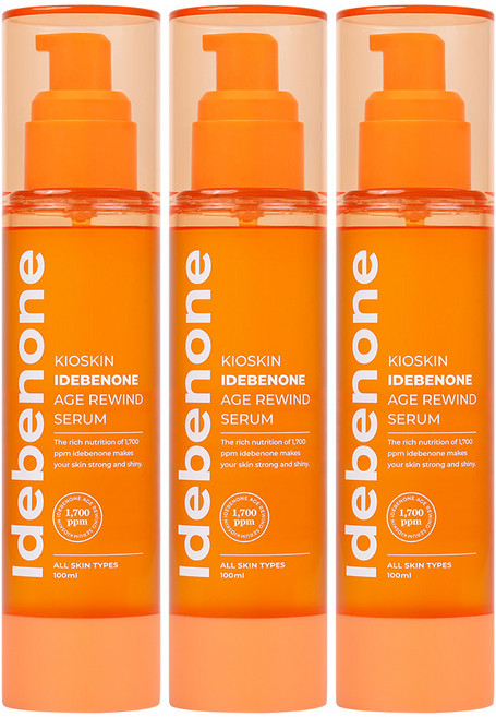 1등급 항산화 성분 고농축 대용량 이데베논 세럼 피부 탄력 노화 방지 안티에이징, 3개, 100ml