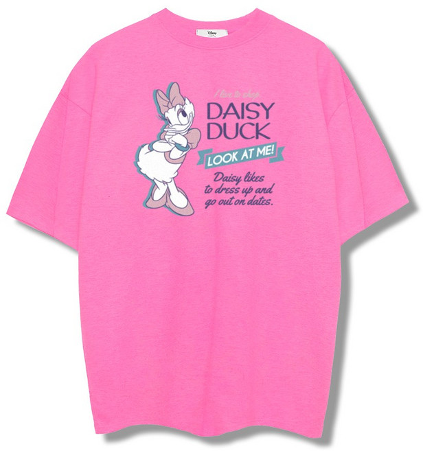 일루소 디즈니 데이지덕 특양면 반팔 티셔츠