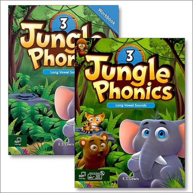 정글 파닉스 Jungle Phonics 3 교재+워크북 세트 (전2권), 상품명
