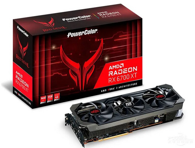 PowerColor RX 6700 XT 12GB 레드 데빌 AMD RADEON, 1개