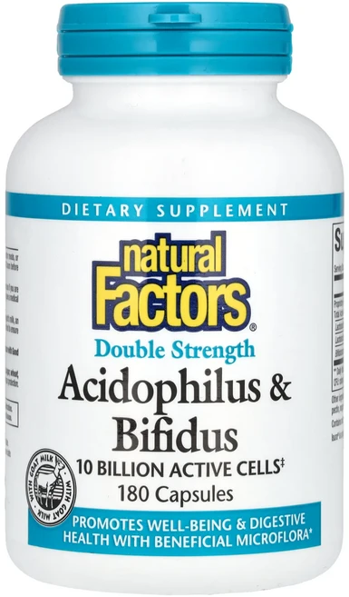 몸관리하세요 겨울입니다 Natural Factors 애시도필러스 & 비피더스 100억 캡슐 180정 특별관리진행, NaturalFactors애시도필러스비피더스100억캡슐, 1개 - 쿠팡