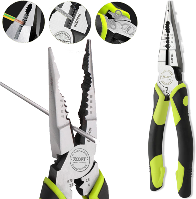 엑스코트 고급형 다기능 멀티 롱노우즈, 1개