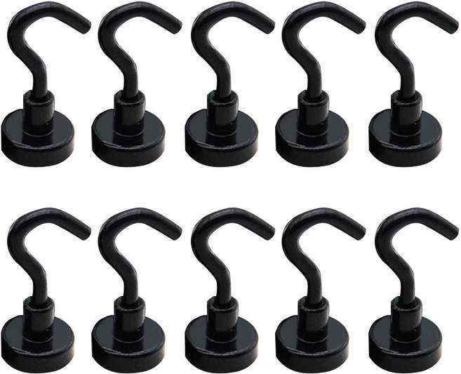 로지 강력한 블랙 고리자석, 10개