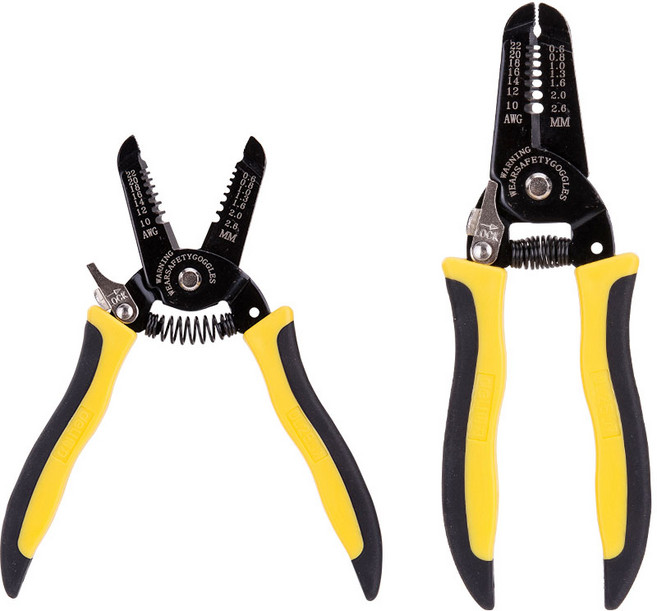 델리툴즈 와이어 전선 스트리퍼 탈피기 피복 제거 스트립퍼, 와이어스트리퍼 (EDL2607), 1개