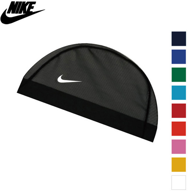 나이키 수모 메쉬캡 나이키스윔 스위밍캡 907461 남녀공용 수용모 M L사이즈, 1개, (09)블랙