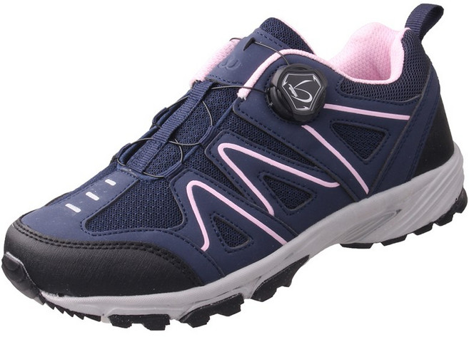 월드컵 여성용 다이얼 쿠션 트레킹화 조깅화 런닝화 워킹화 네이비핑크