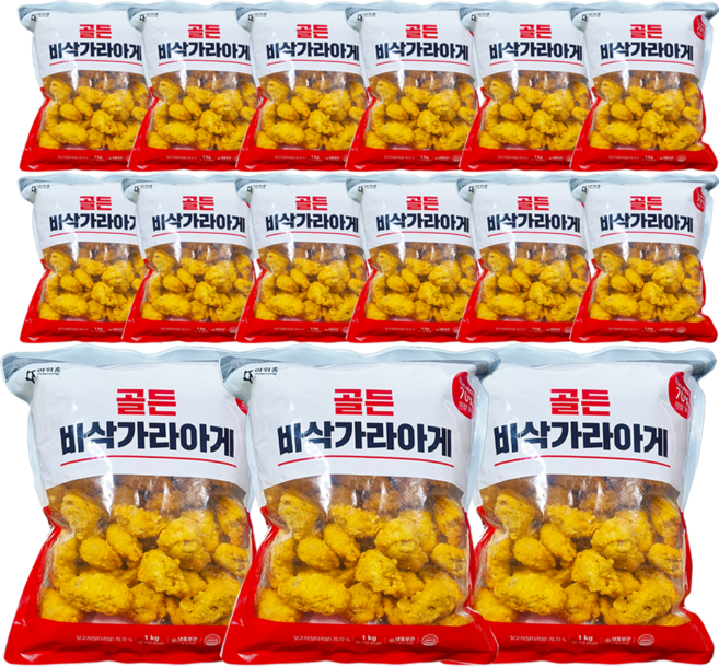 아워홈 골든 바삭 치킨가라아게 1kg x 15개 / 순살치킨 냉동치킨