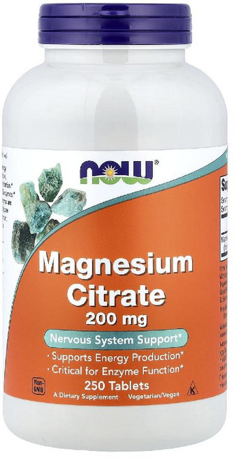 NWF 마그네슘 시트레이트 셀룰로오스 스테아르산 탄산칼슘 250정(정당 200mg) 1개, 250정