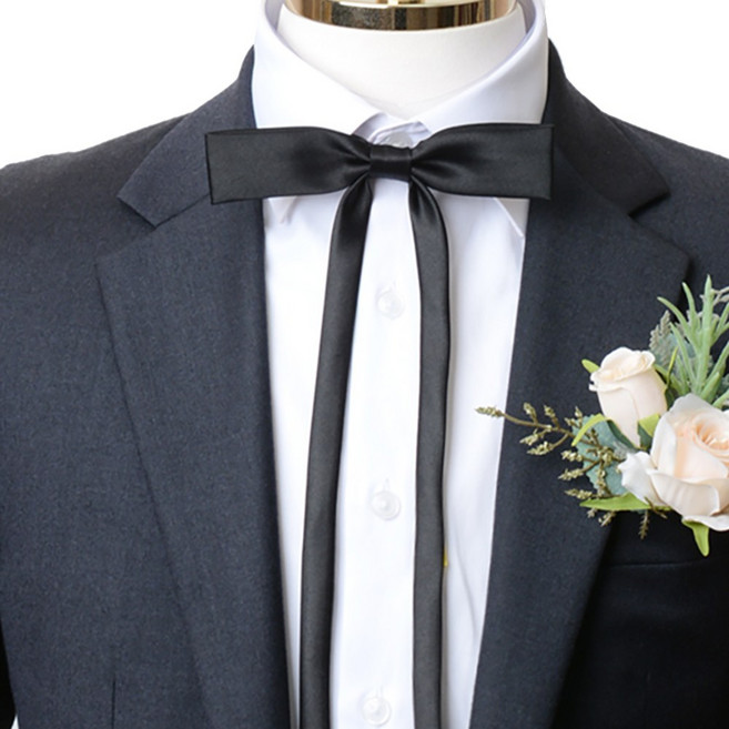 긴 리본 타이 여자 리본 넥타이