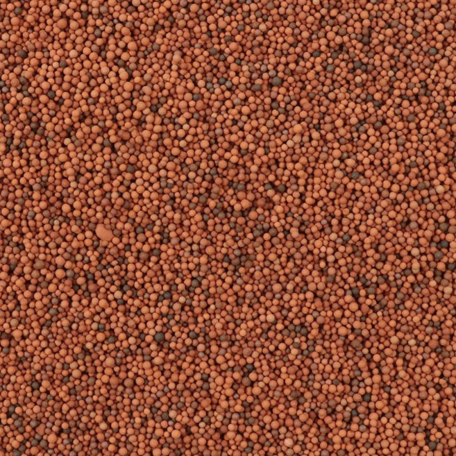 미미네스톤 YW 레드샌드소일 1mm 3kg (어항바닥재), 레드, 1개