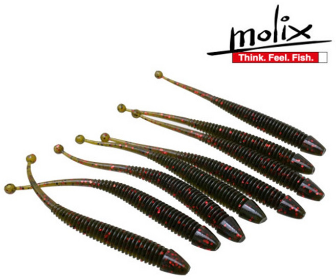 몰릭스 사토 웜 5.8인치 Molix Sator Worm 5.8" 에어포켓, 97 ghost blue gill, 1개