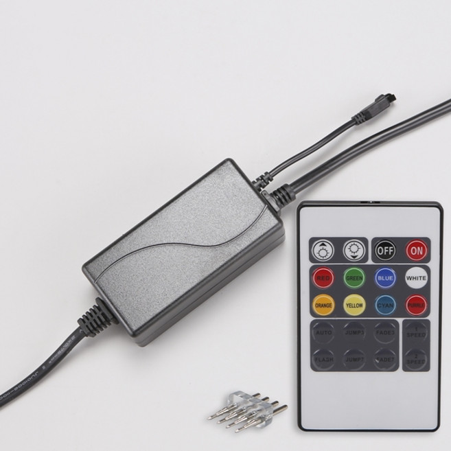 천지몰 LED 네온 플렉시블 부속 컨트롤러 리모컨 RGB 5050, LED 줄조명 플렉시블 컨트롤러 리모컨 RGB 5050