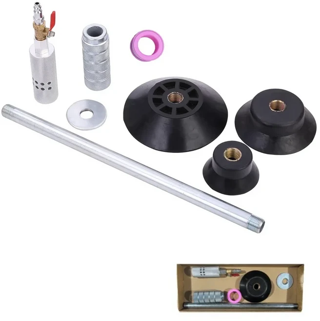 업그레이드된 자동차 덴트 에어 공압식 덴트 풀러 자동차 차체 수리용 흡착컵 슬라이드 해머 도구 판금 공