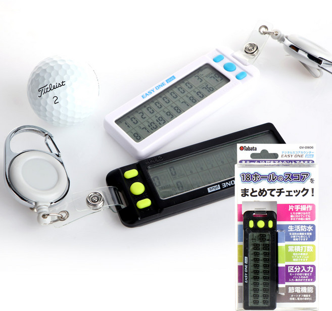 카시야골프 타바타 EASY ONE PLUS 디지털 타수카운터 XGVX-0906, 화이트, 1개
