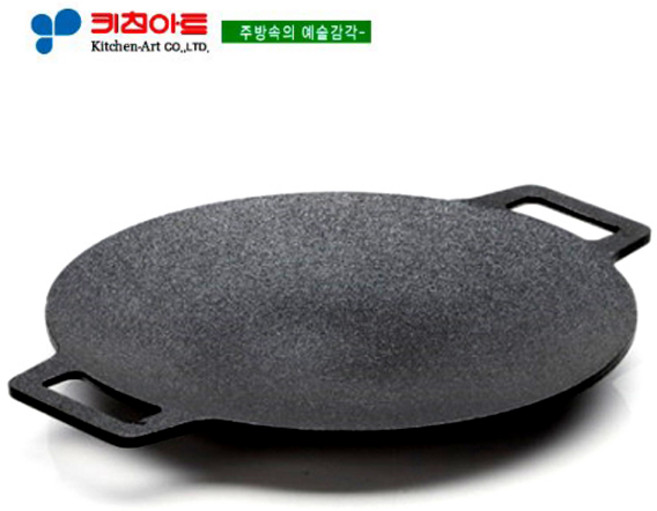 키친아트 멀티 라운드 그리들팬(보관가방)29CM/캠핑/혼족, 1개