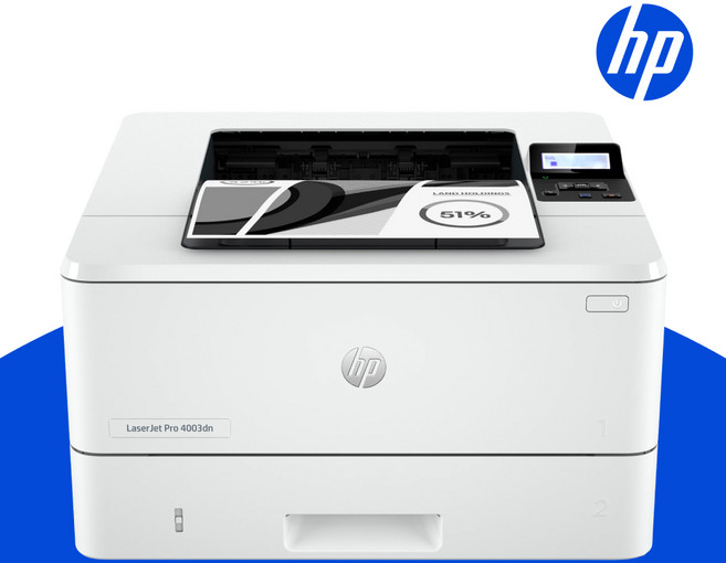 HP 레이저젯 프로 프린터 + 정품 토너 세트, 4003DN