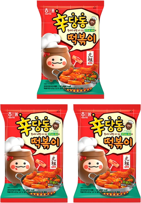 해태제과 신당동 떡볶이, 3개, 192g
