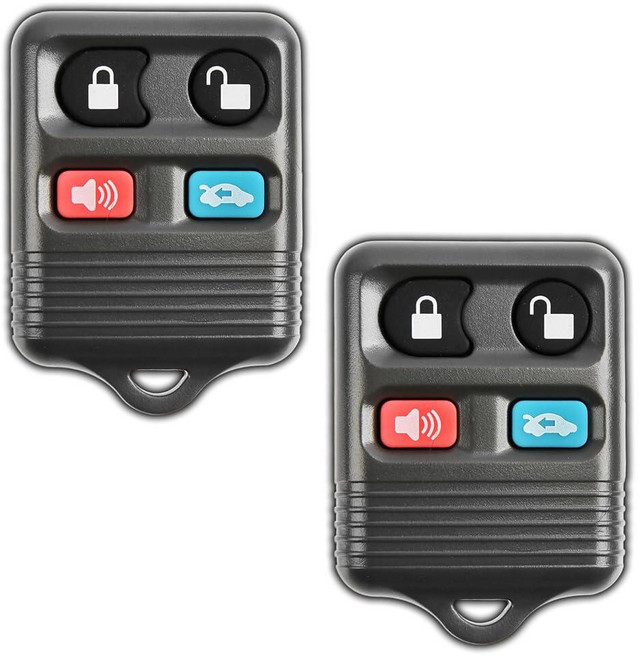 KeylessOption 키리스 원격 자동차 키 홀더 교체 CWTWB1U343 CWTWB1U313 LHJ002 (2팩)