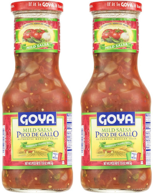 Goya 고야 마일드 살사 피코 데 가요 소스 499g 2개, 1개, 498.5g