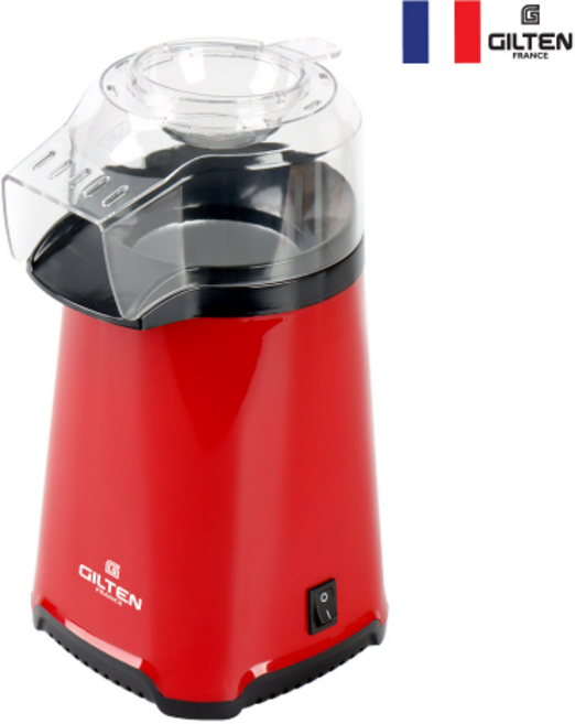 길텐 가정용 팝콘제조기 GTP-TS2012R 휴대용 팝콘 메이커 미니 팝콘기계 뻥튀기