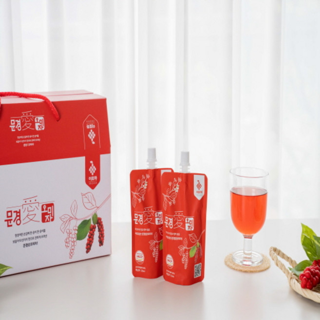 이로하 문경 오미자차 120ml, 20개