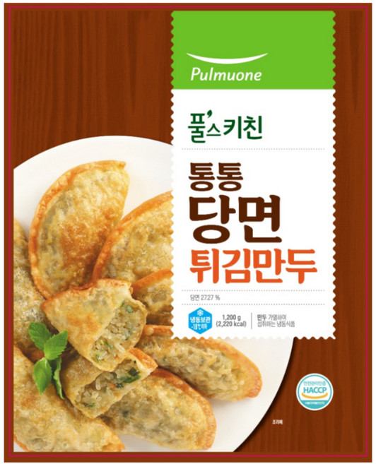 풀무원통통 당면 튀김만두, 1개, 1.2kg