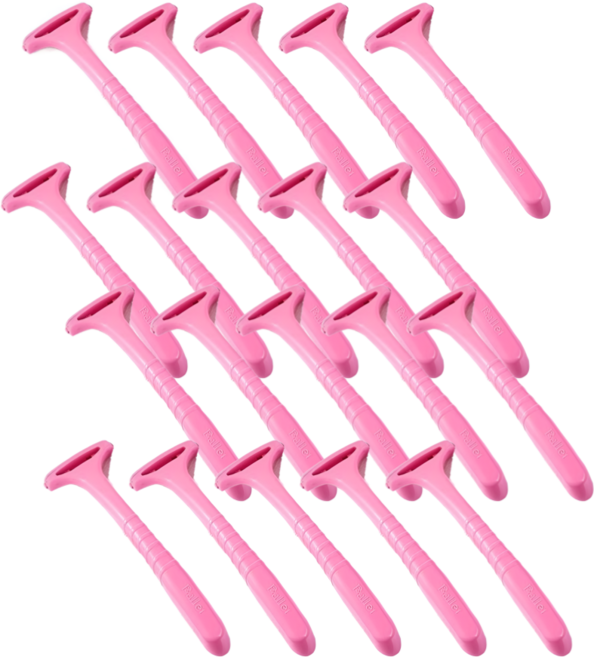 키넬 발각질면도기 제거 나이프 페디나이프 핑크색상, 7g, 1세트, 20개입