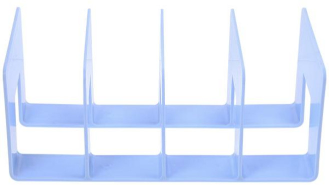 마이컬러꽂이 데스크용 문서 거치대 4 북엔드 파일 스탠드 조립 랙 장식 폴더 주요, Transparent