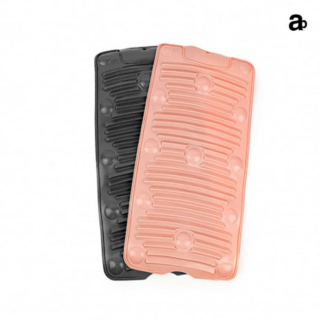 실리콘 미니 빨래판 세면대 싱크대 손빨래판 애벌빨래 접이식 휴대용 여행용 손빨래용빨래판, 그레이, 1개