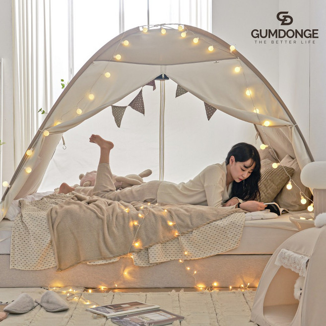 금동이 프리미엄 원터치 난방텐트 1인용