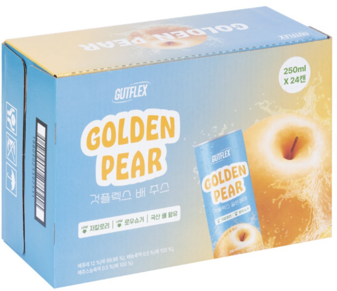 GUTFLEX 것플렉스 골든페어 코스트코 배주스, 24개, 245ml