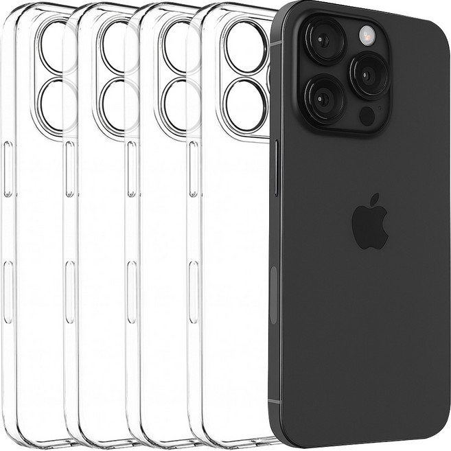 아이엔조이 슬림 카메라 보호 젤리 투명 케이스 4개