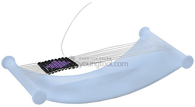 비달론 비드 전용 미니 직조기 Baby Jewel Loom, 1개